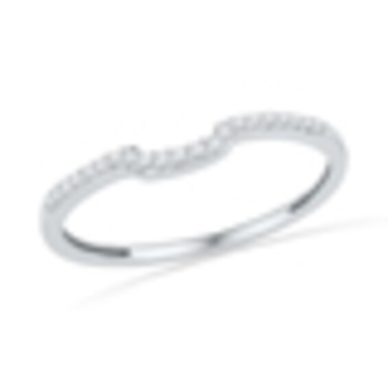 1/3 CT. T.w. Diamond Square Frame Bridal Set in 10K White Gold