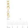 Thumbnail Image 2 of 10K Gold 5.3mm Light Curb Chain Bracelet and Necklace Set