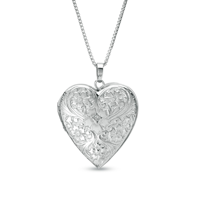 Sterling Silver Heart Locket