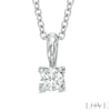 Thumbnail Image 1 of Vera Wang Love Collection 1/3 CT. T.W. Diamond Pendant in 14K White Gold