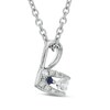 Thumbnail Image 2 of Vera Wang Love Collection 1/3 CT. T.W. Diamond Pendant in 14K White Gold