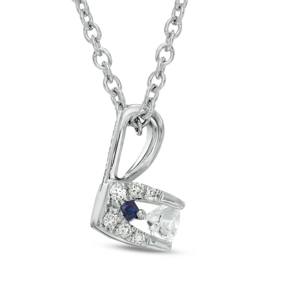 Vera Wang Love Collection 1/3 CT. T.w. Diamond Pendant in 14K White Gold
