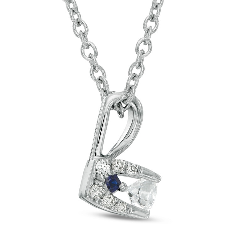 Main Image 2 of Vera Wang Love Collection 1/3 CT. T.W. Diamond Pendant in 14K White Gold