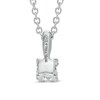 Thumbnail Image 3 of Vera Wang Love Collection 1/3 CT. T.W. Diamond Pendant in 14K White Gold