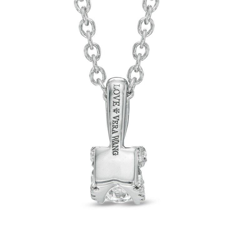 Main Image 3 of Vera Wang Love Collection 1/3 CT. T.W. Diamond Pendant in 14K White Gold