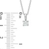 Thumbnail Image 4 of Vera Wang Love Collection 1/3 CT. T.W. Diamond Pendant in 14K White Gold