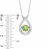Thumbnail Image 2 of 6.0mm Peridot Pendant in Sterling Silver