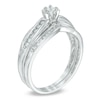 Thumbnail Image 2 of 1/6 CT. T.W. Diamond Bridal Set in Sterling Silver
