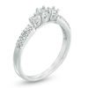 Thumbnail Image 1 of Diamond Accent Trio Promise Ring in Sterling Silver