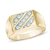 Thumbnail Image 0 of Men's 1 CT. T.W. Diamond Slant Ring in 10K Gold