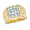 Thumbnail Image 0 of Men's 1 CT. T.W. Diamond Square Ring in 10K Gold
