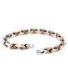 Thumbnail Image 2 of Necklace and Bracelet Set in Two-Tone Stainless Steel - 24"