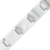 Thumbnail Image 2 of Textured Necklace and Bracelet Set in Two-Tone Stainless Steel - 24"