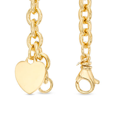 7.6mm Chunky Link Chain Bracelet with 