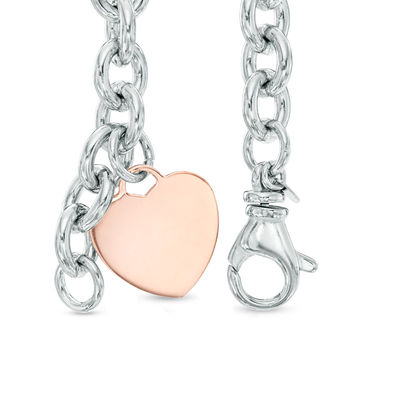 7.6mm Chunky Link Chain Bracelet with 
