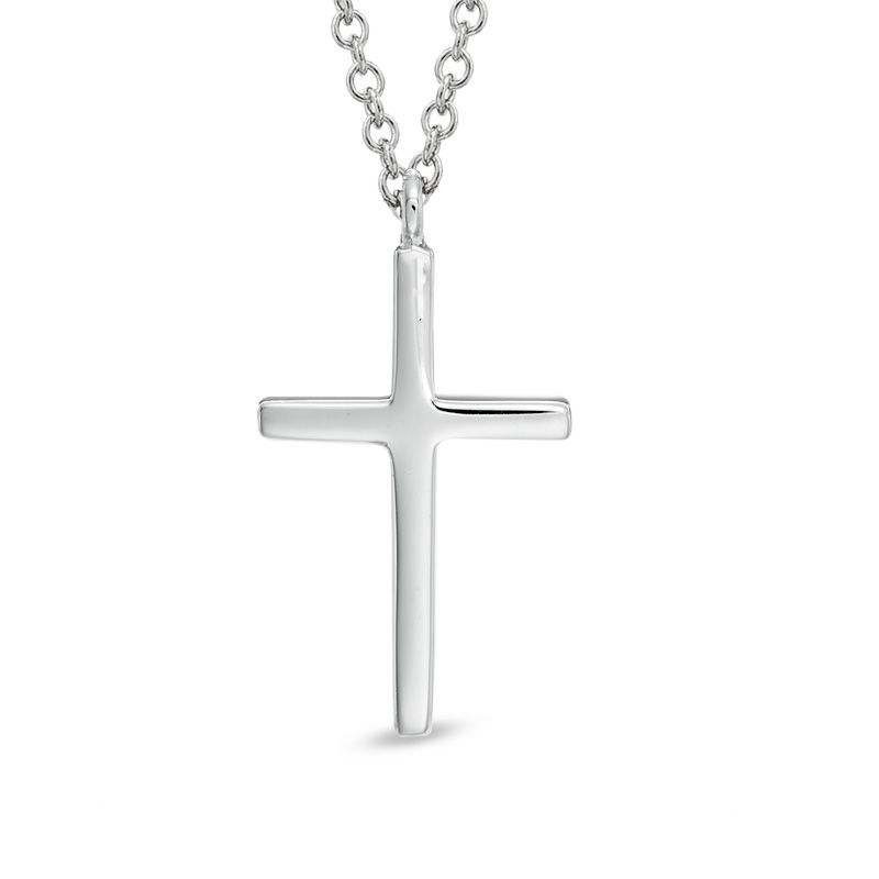 Blue Diamond Cross Pendent (Receipt From Zales in photos) - Jewelry