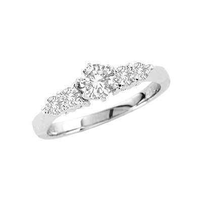zales 5 stone diamond ring