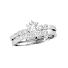 Thumbnail Image 0 of 3/4 CT. T.W. Diamond Bridal Set in 14K White Gold