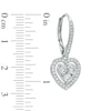 Thumbnail Image 2 of AVA Nadri Cubic Zirconia and Crystal Heart Pendant and Drop Earrings Set in White Rhodium Brass - 16"