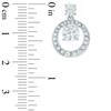 Thumbnail Image 3 of AVA Nadri Cubic Zirconia and Crystal Doorknocker Pendant and Drop Earrings Set in White Rhodium Brass - 16"