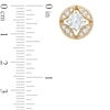 Thumbnail Image 3 of AVA Nadri Cubic Zirconia and Crystal Star Pendant and Drop Earrings Set in Brass with 18K Gold Plate - 16&quot;
