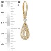 Thumbnail Image 2 of AVA Nadri Crystal Teardrop Earrings in Brass with 18K Gold Plate