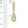 Thumbnail Image 1 of AVA Nadri Crystal Teardrop Earrings in Brass with 18K Gold Plate