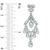 Thumbnail Image 2 of AVA Nadri Cubic Zirconia and Crystal Chandelier Drop Earrings in White Rhodium Brass