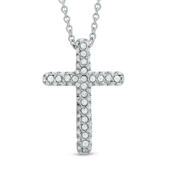 Nadri cross pendant necklace deals