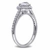 Thumbnail Image 2 of 1 CT. T.W. Heart-Shaped Diamond Frame Ring in 14K White Gold