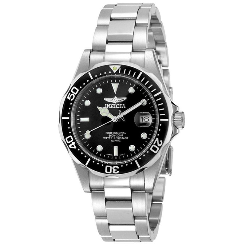 Men's Invicta Pro Diver Watch with Black Dial (Model: 8932)