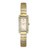 Thumbnail Image 1 of Ladies' Bulova Crystal Watch with Rectangular Mother-of-Pearl Dial (Model: 98L204)