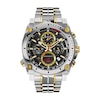 Thumbnail Image 0 of Men's Bulova Precisionist Two-Tone Chronograph Watch with Black Dial (Model: 98B228)