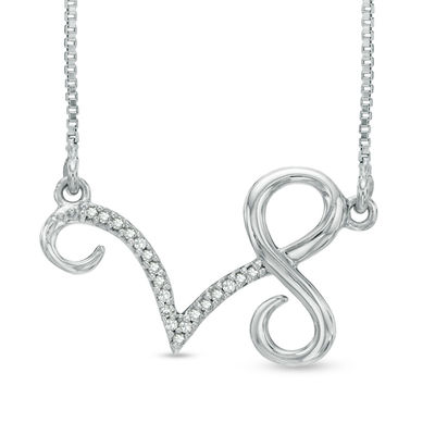 Diamond Accent Abstract Capricorn 