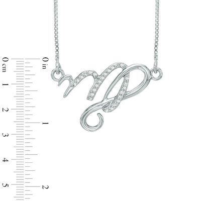 silver horoscope necklace