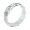 Thumbnail Image 2 of Triton 6.0mm Comfort Fit Slant Tungsten Wedding Band - Size 10