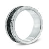 Thumbnail Image 2 of Men's Triton 9.0mm Comfort Fit Two-Tone Tungsten Wedding Band - Size 10