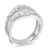 Thumbnail Image 2 of 1 CT. T.W. Diamond Contour Solitaire Enhancer in 14K White Gold