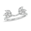 Thumbnail Image 0 of 1/2 CT. T.W. Diamond Leaf Solitaire Enhancer in 14K White Gold