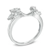 Thumbnail Image 1 of 1/2 CT. T.W. Diamond Leaf Solitaire Enhancer in 14K White Gold