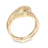 Thumbnail Image 1 of 1/4 CT. T.W. Diamond Loop Solitaire Enhancer in 14K Gold