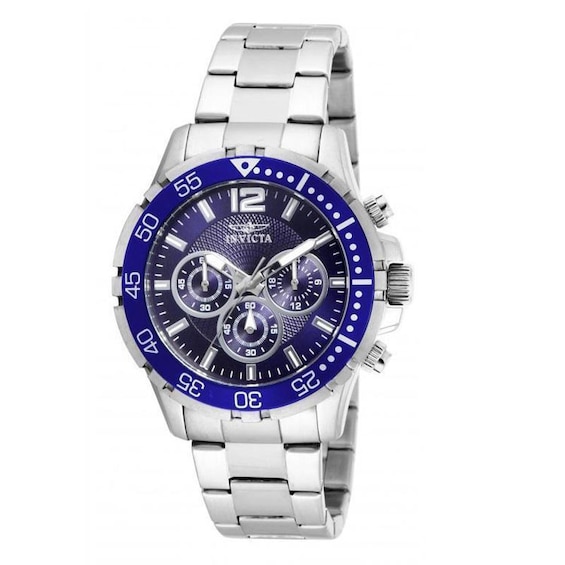 Men's Invicta Specialty Chronograph Watch with Blue Dial (Model: 16286)