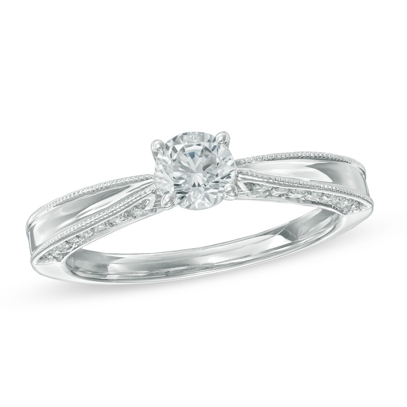 Main Image 1 of 3/4 CT. T.W. Diamond Engagement Ring in 14K White Gold