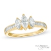 Thumbnail Image 1 of 1 CT. T.W. Marquise Diamond Past Present Future® Ring in 14K Gold
