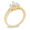 Thumbnail Image 2 of 1 CT. T.W. Marquise Diamond Past Present Future® Ring in 14K Gold