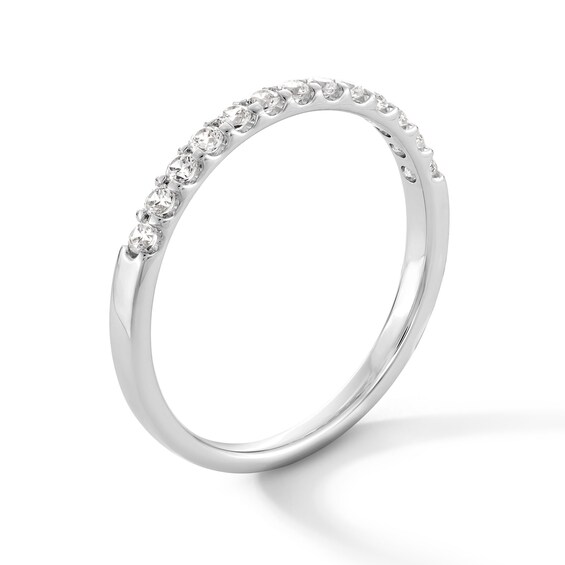 1/ CT. T.w. Certified Diamond Band in 14K White Gold (I/Si2