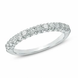 1/2 CT. T.W. Certified Diamond Band in 14K White Gold (I/SI2