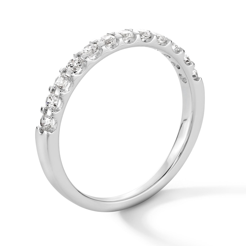 Main Image 9 of 1/2 CT. T.W. Certified Diamond Band in 14K White Gold (I/SI2)