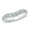 Thumbnail Image 1 of 1/2 CT. T.W. Diamond Contour Wedding Band in 14K White Gold