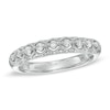 Thumbnail Image 0 of 1/4 CT. T.W. Diamond Vintage-Style Anniversary Band in 10K White Gold